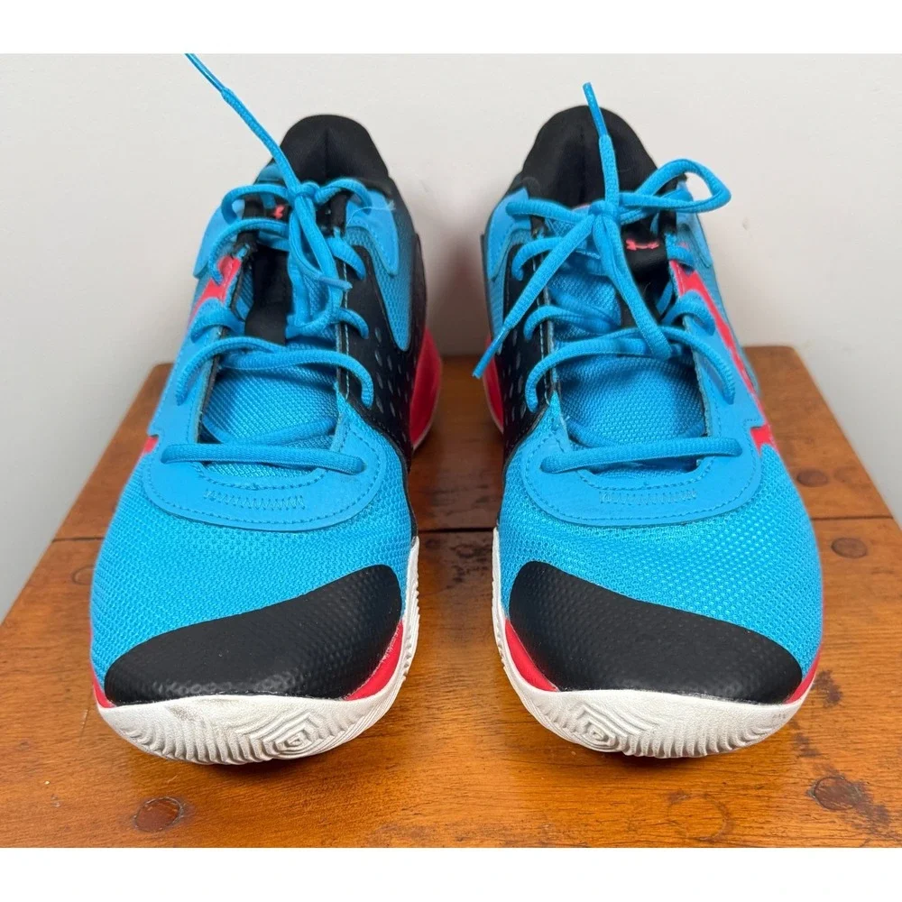 Under‎ Armour Jet '23 Basketball Shoe's Men's 12 Blue/Red Style# 3026634-401